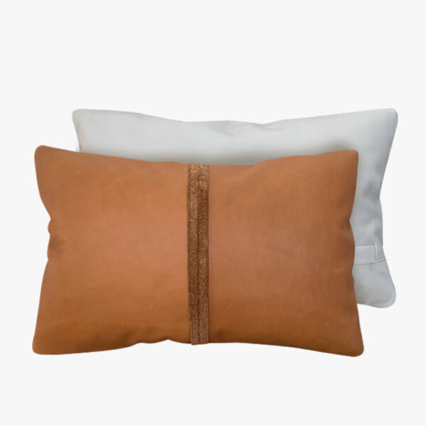 Lille læderpude 33 x 50 cm