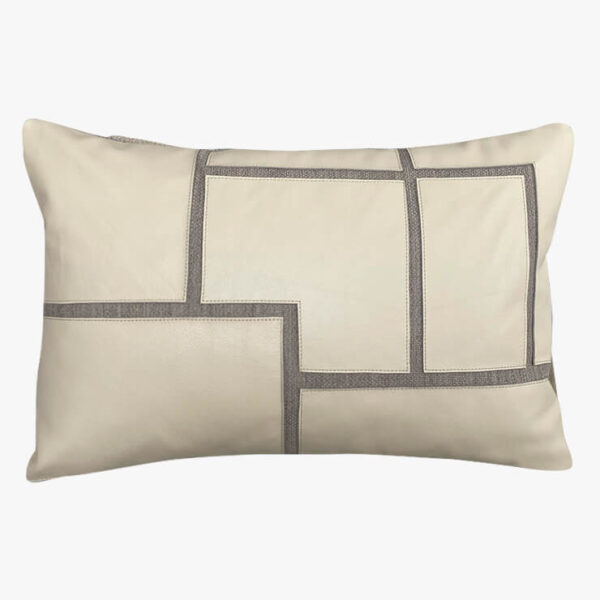 Beige pyntepude 40 x 60 cm