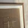 Beige unik kunst
