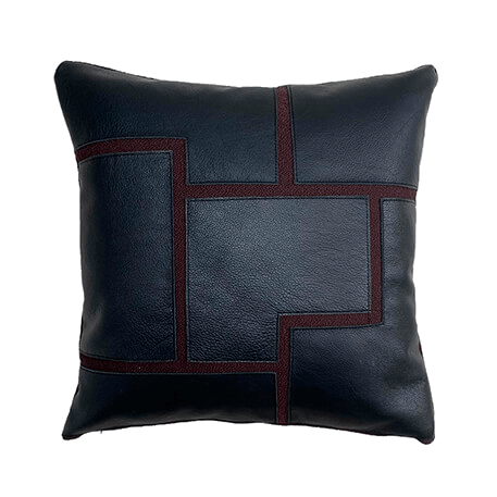 Brun Læderpude